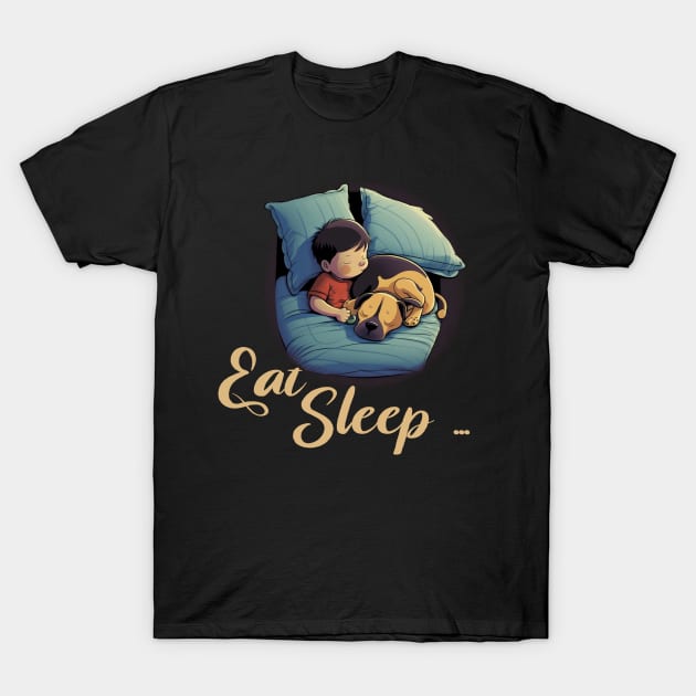 Sleeping Dog T-Shirt by ArtRoute02
